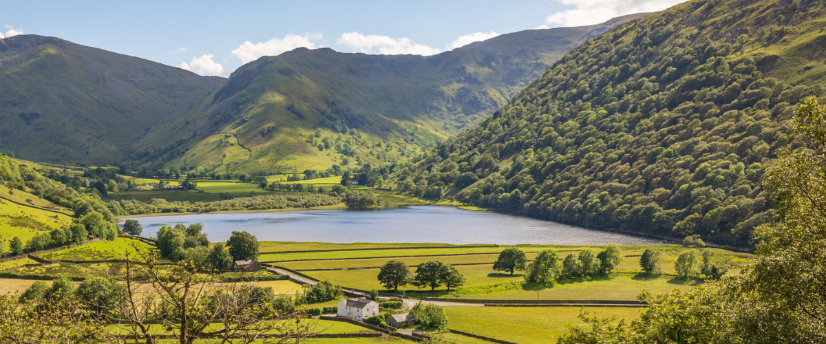Scenic view of Brothers Water in the Lake District, Cumbria